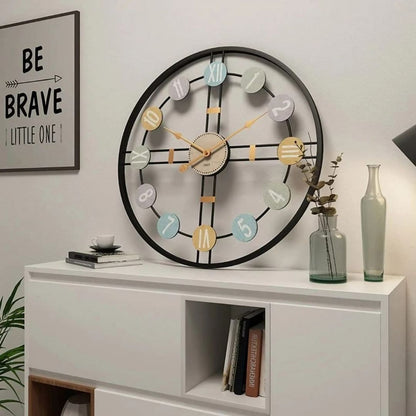 Modanio Modern Wall Clock For Living Room | Large Clock for Hall