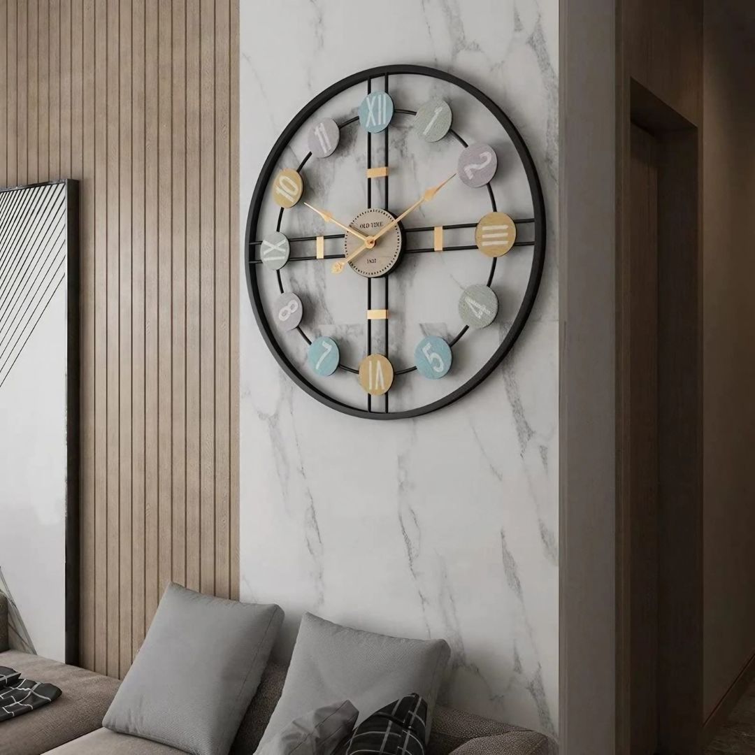 Modanio Modern Wall Clock For Living Room | Large Clock for Hall