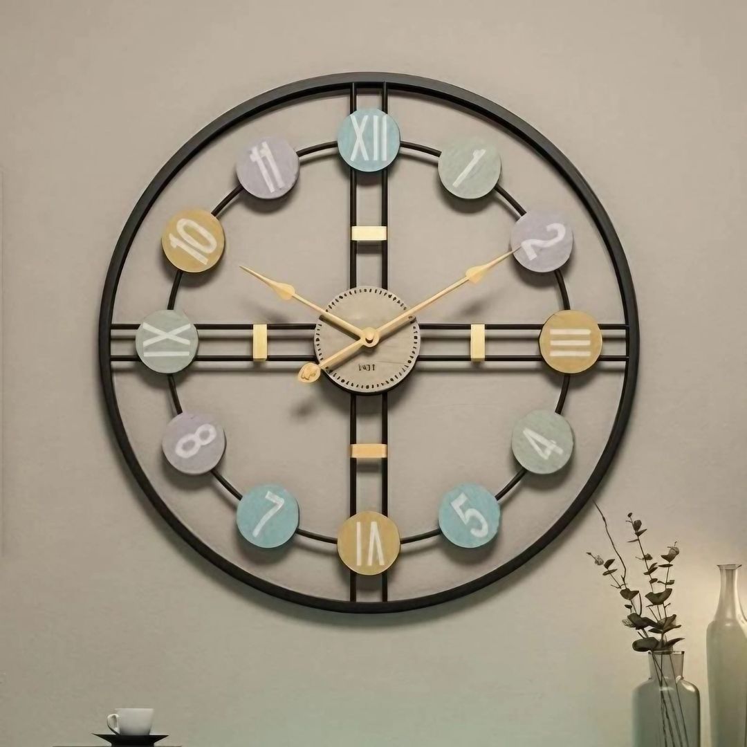 Modanio Modern Wall Clock For Living Room | Large Clock for Hall