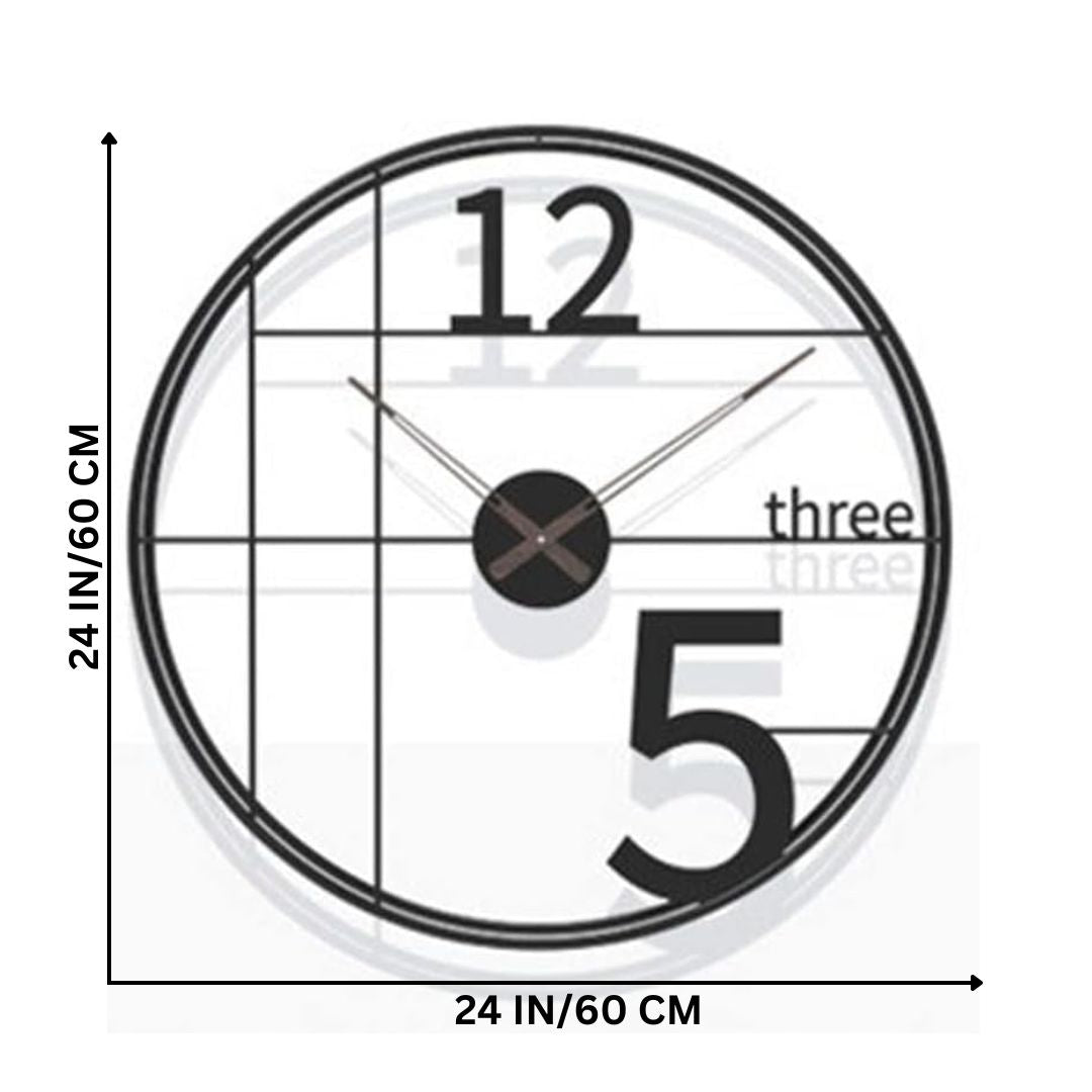 Modanio Large Wall Clock for Living Room 24 Inches