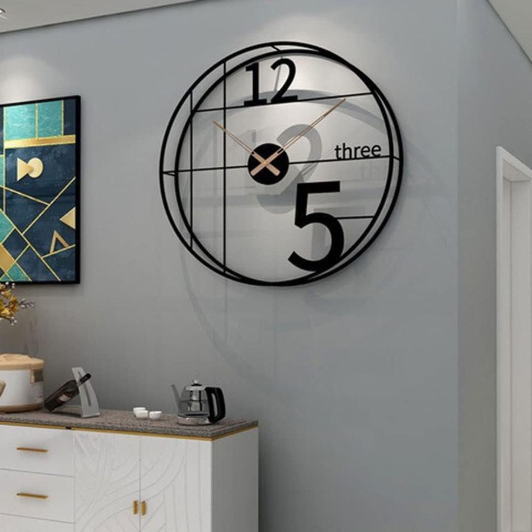Modanio Large Wall Clock for Living Room 24 Inches