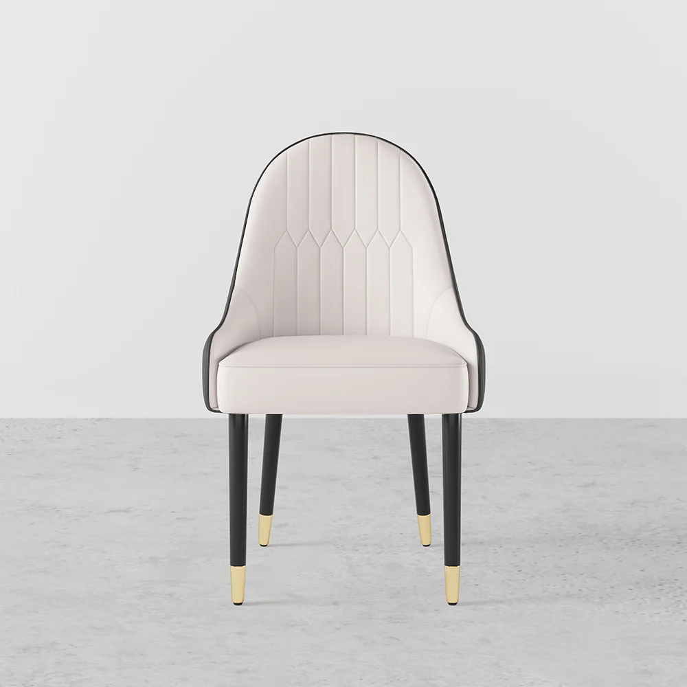 Modanio Aurum Dining Table with Marble Top & 6 Chairs | PVD Finish