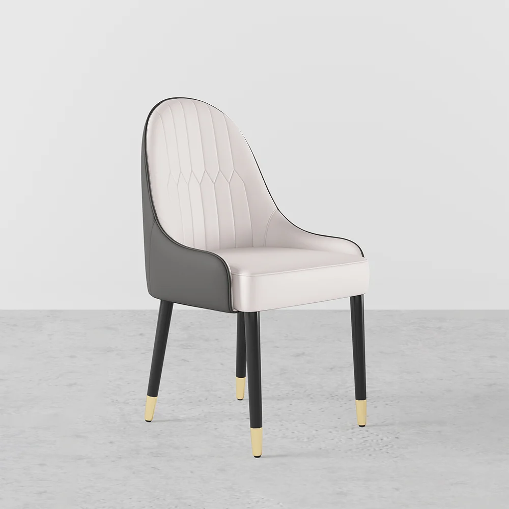 Modanio Aurum Dining Table with Marble Top & 6 Chairs | PVD Finish