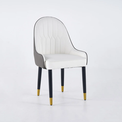 Modanio Aurum Dining Table with Marble Top & 6 Chairs | PVD Finish