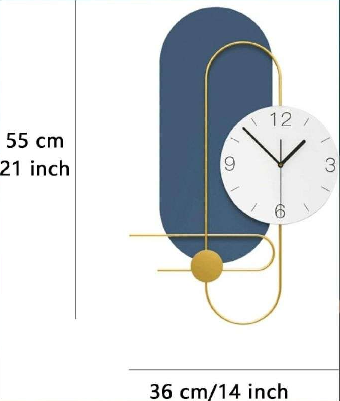Modanio Metal Wall Hanging Antique Wall Clock For Home