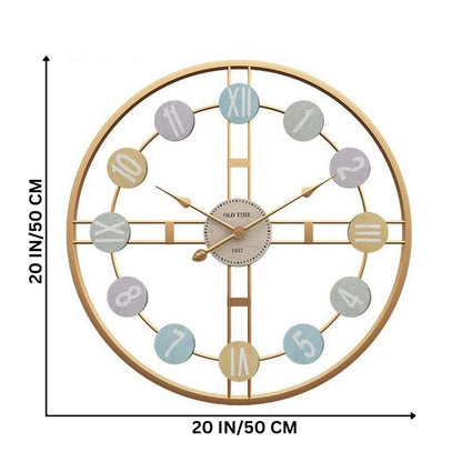 Modanio Modern Wall Clock For Living Room | Large Clock for Hall