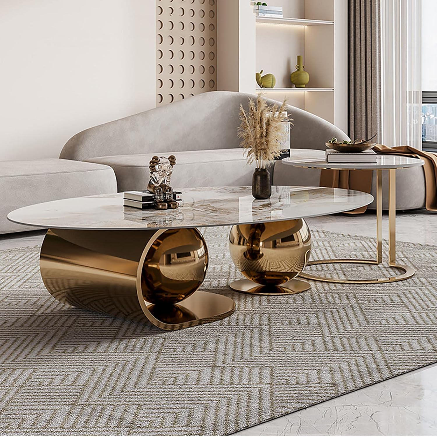 Aurora Oval Centre Table