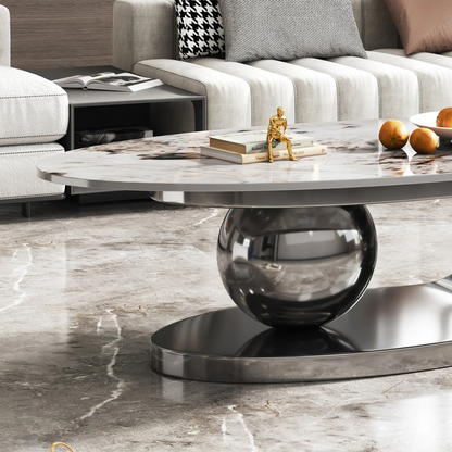 Luxury Oval Coffee Table for Living Room | Modern & Premium Design | Modanio
