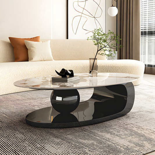 Modanio Luxurious Oval Coffee Table for Modern Interiors