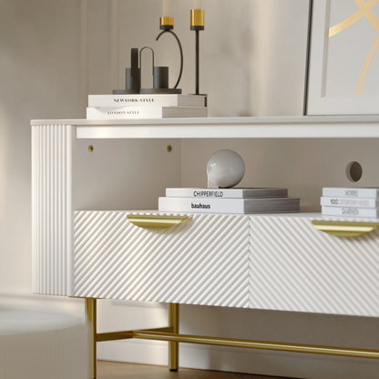 Modanio Nova Line Fluted TV Cabinet with Storage