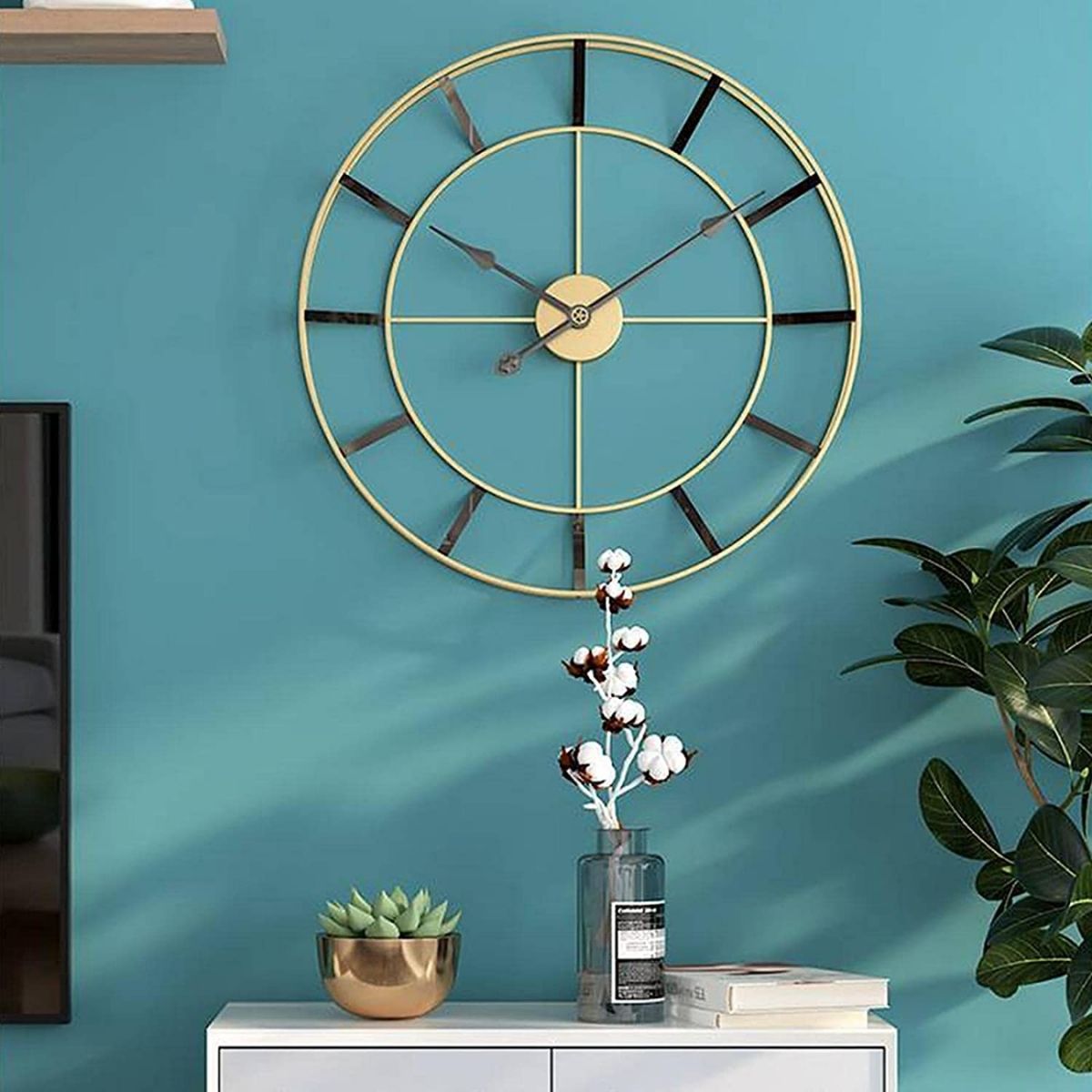Modanio Vintage Wall Clock For Home | Living Room Wall Clock