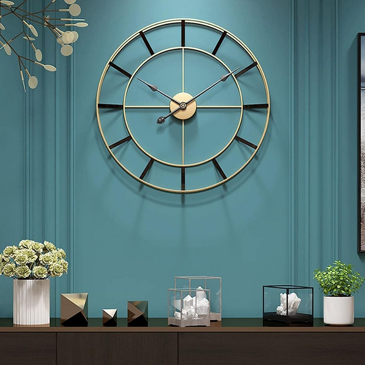 Modanio Vintage Wall Clock For Home | Living Room Wall Clock