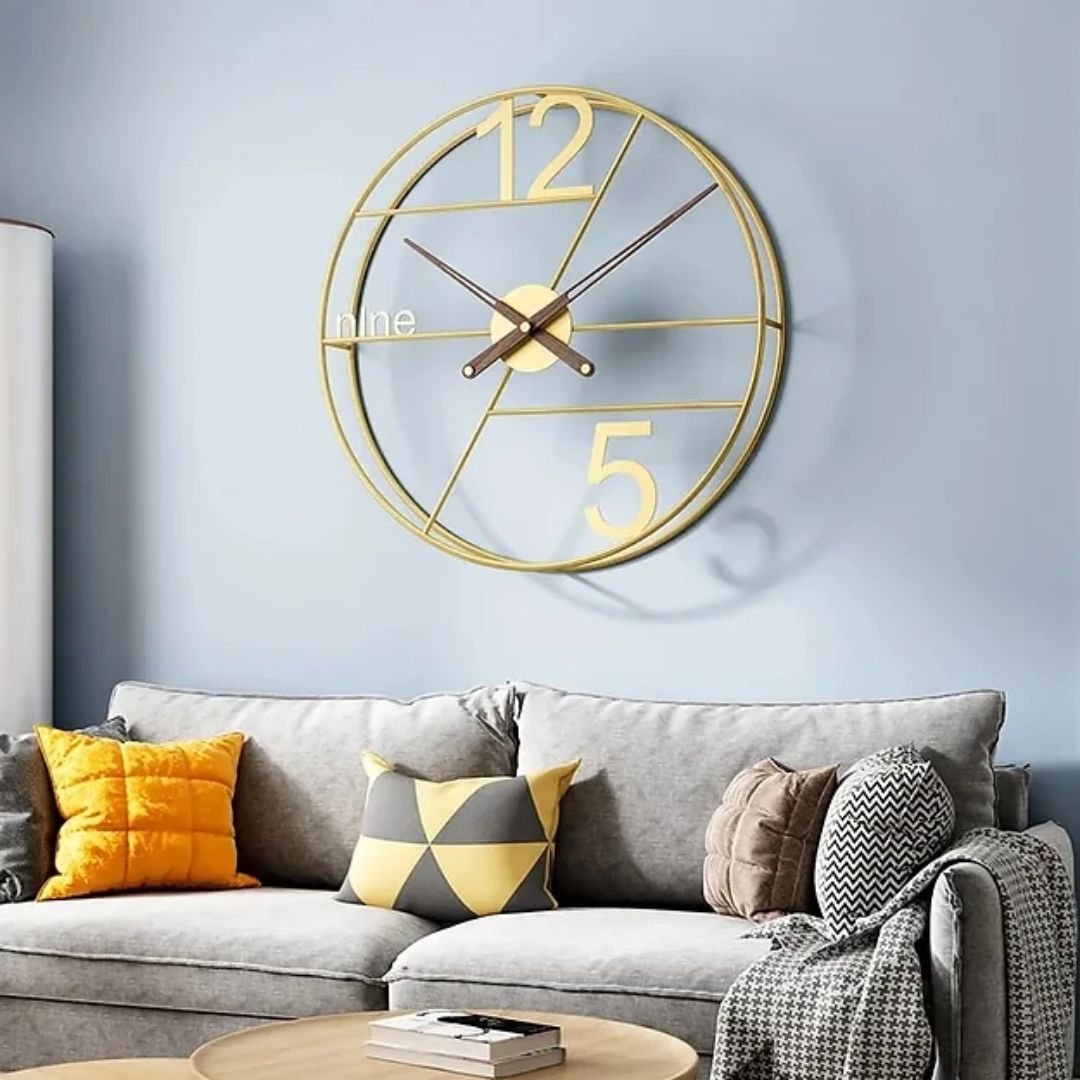 Modanio Large Wall Clock for Living Room 24 Inches