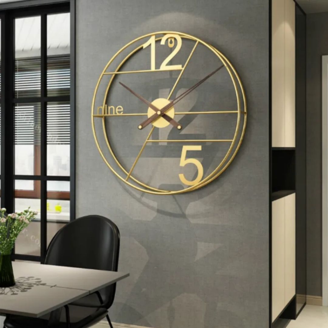 Modanio Large Wall Clock for Living Room 24 Inches