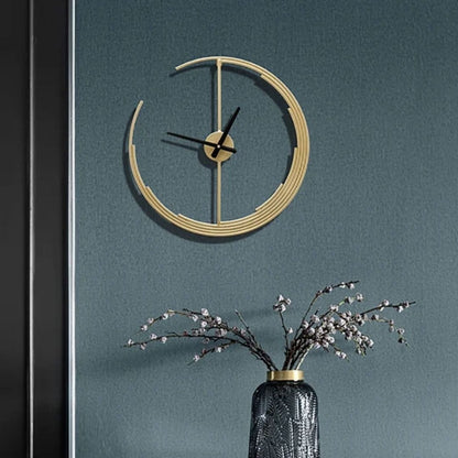Modanio Moon Design Wall Clock for Living Room | Wall Clock Big Size